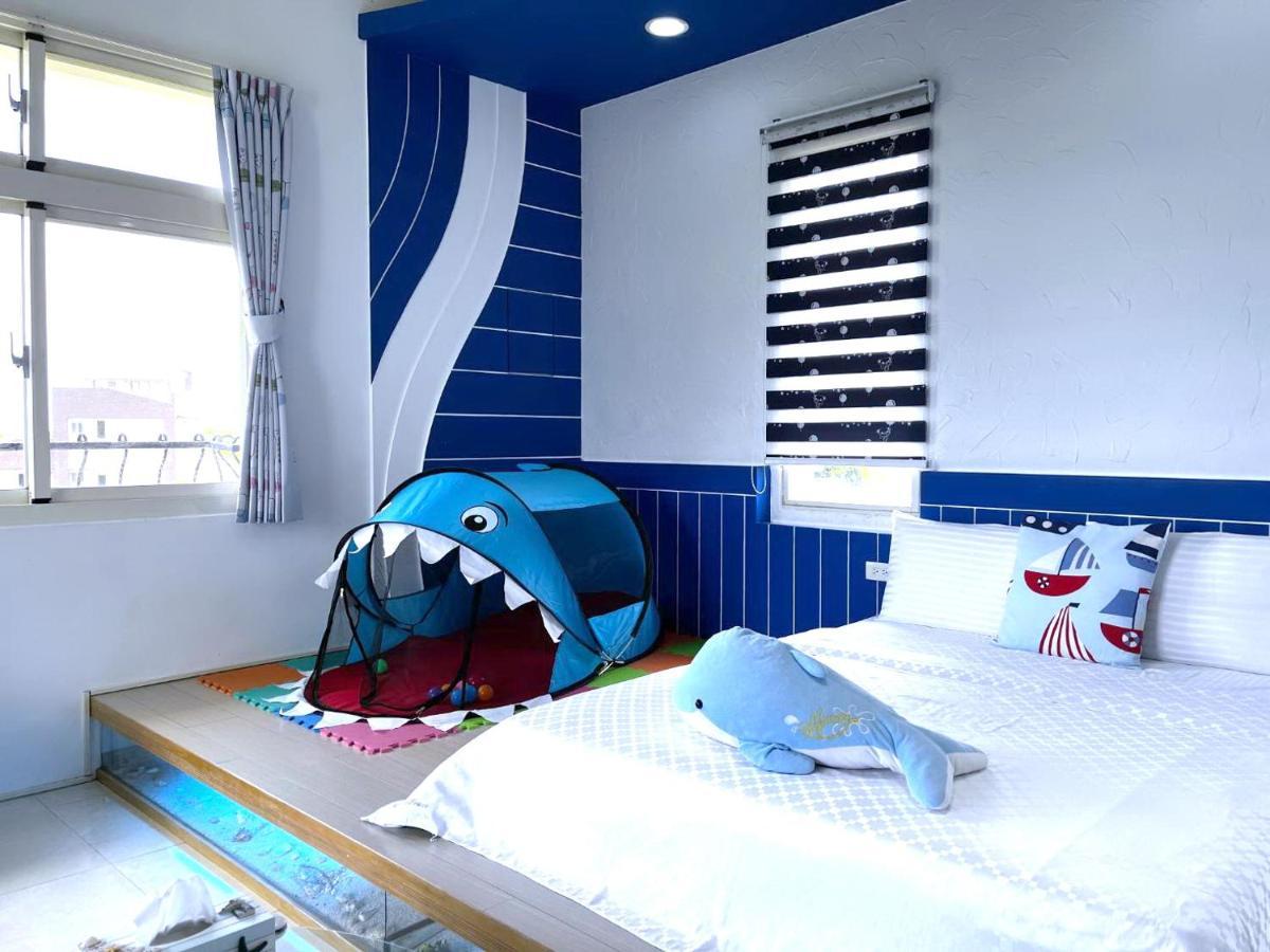 شقة Fish House 宜蘭獨棟別墅 戲水池 生態diy 安農溪自行車 دونغشان المظهر الخارجي الصورة